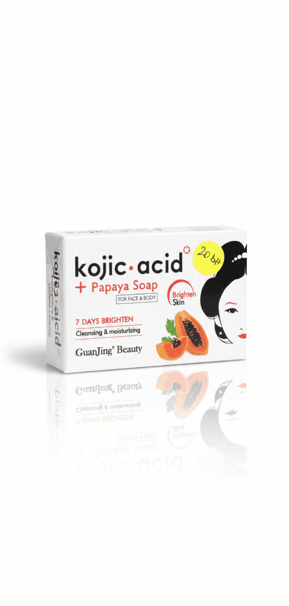 Kojic Acid + Papaya Soap – Brighten Skin — Soin Corps salon Hair Ivoire Casablanca