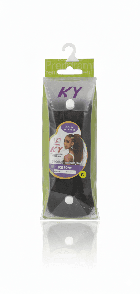 KY Ice Pony – 100% Premium Hair — Queues de Cheval salon Hair Ivoire Casablanca