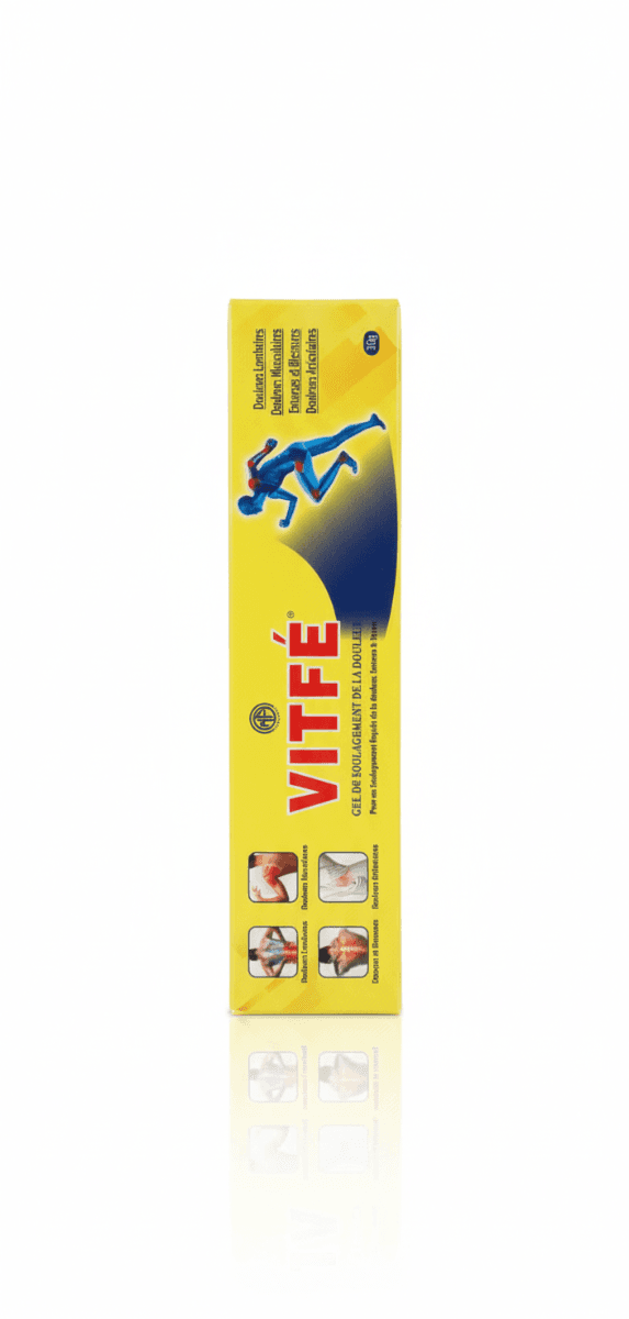 Vitfé – Gel de Soulagement de la Douleur — Soins salon Hair Ivoire Casablanca